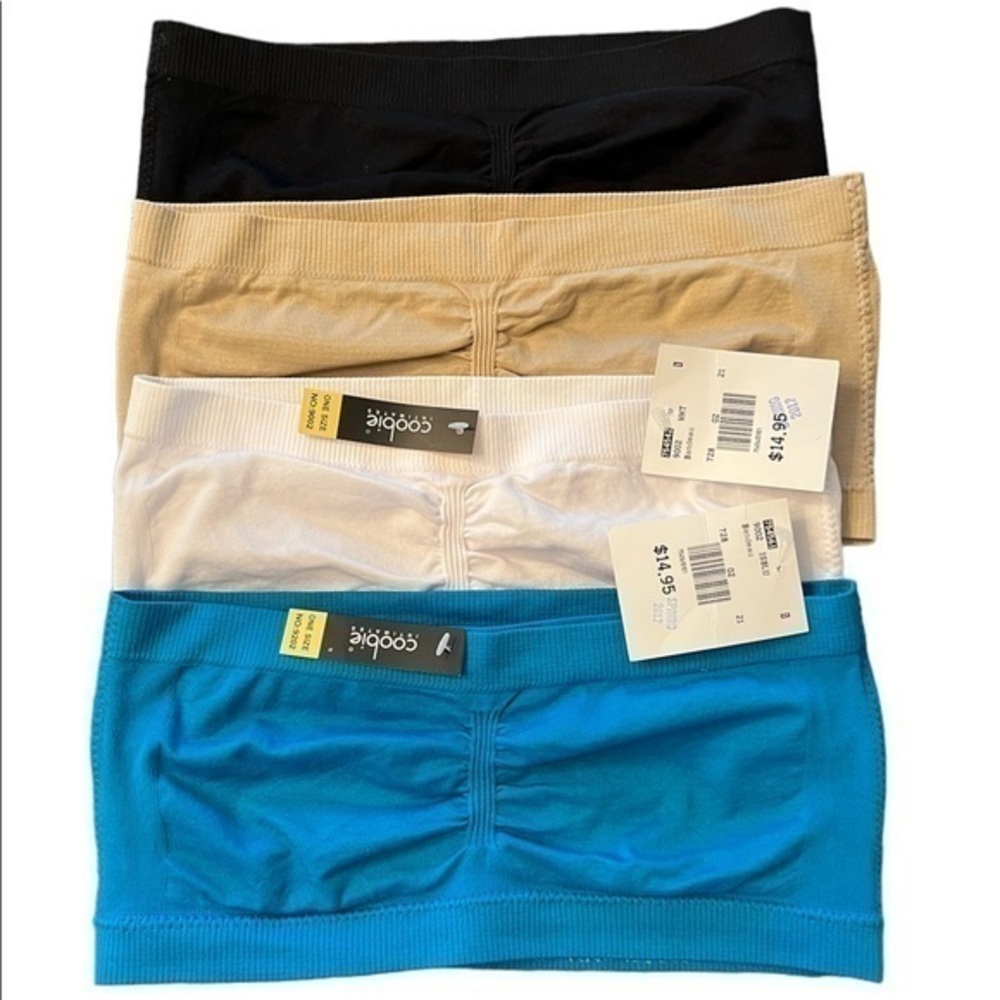 Coobie, Bandeau bundle (4). One Size. New & EUC.